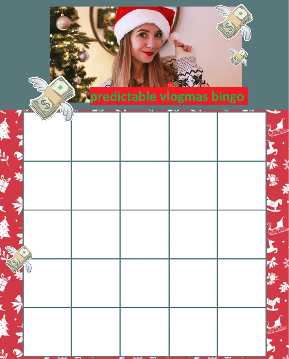 zoella predictable vlogmas bingo 2018 - Kopie.png